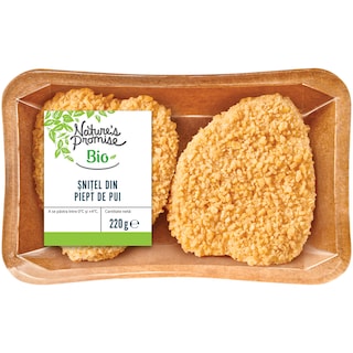 Nature's Promise Bio | Snitel din piept de pui bio 220g