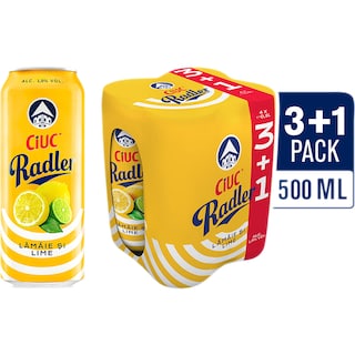 Ciuc Radler | Bere cu limonada, 1.9% alc. 3+1x0.5L