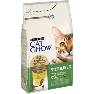 Cat Chow | Hrana uscata pentru pisici sterilizate, cu pui 1.5kg