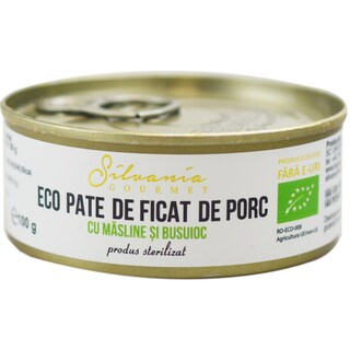 Silvania Gourmet | Pate de ficat de porc masline si busuioc 100g