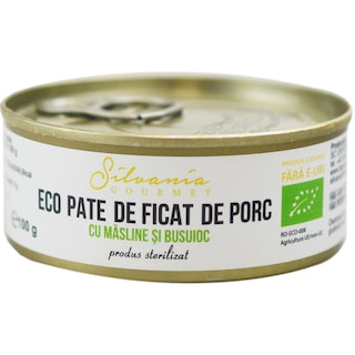 Silvania Gourmet | Pate de ficat de porc masline si busuioc 100g