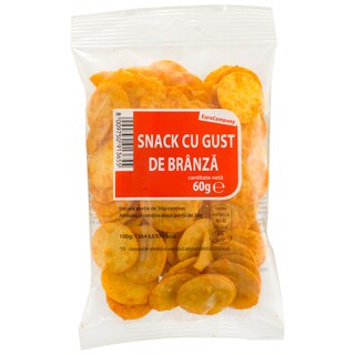 Euro Company | Snack cu gust de branza 60g