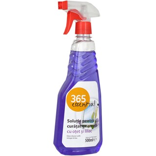 365 | Solutie pentru curatat geamuri, cu otet si liliac 500ml