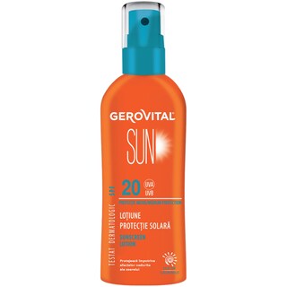 Gerovital | Sun | Lotiune SPF20 protectie solara 150ml