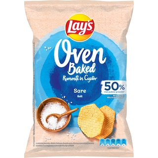 Lay's | Chips rumeniti in cuptor cu sare 105g
