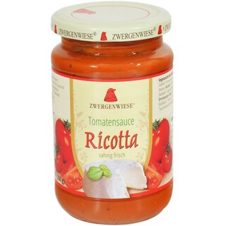 Zwergenwiese | Sos de rosii bio Ricotta 350g