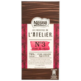 Les Recettes de l'Atelier | Ciocolata neagra cu 78% cacao 100g