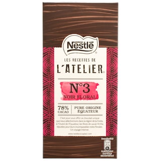Les Recettes de l'Atelier | Ciocolata neagra cu 78% cacao 100g