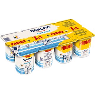 Danone | Iaurt natural 3.5% grasime 8x130g