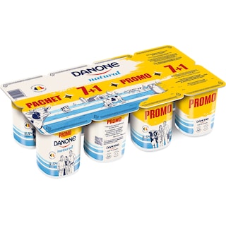 Danone | Iaurt natural 3.5% grasime 8x130g