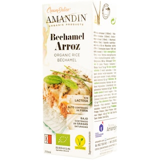 Amandin | Sos de gatit eco Bechamel din orez 200ml