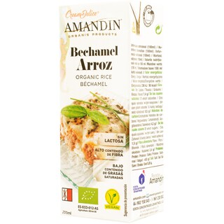 Amandin | Sos de gatit eco Bechamel din orez 200ml