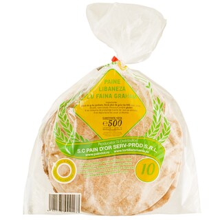 Pain d'Or | Lipie libaneza cu graham 500G