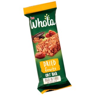 Whola | Baton cu fulgi de ovaz si fructe deshidratate 35g