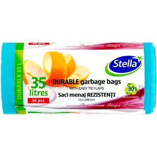 Stella Pack | Saci menajeri cu urechi de 35L, 30 bucati