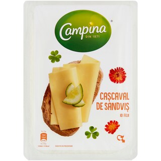 Campina | Cascaval de sandvis felii 150g
