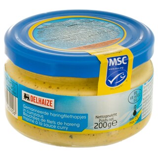 Delhaize | File de hering cu curry 200g