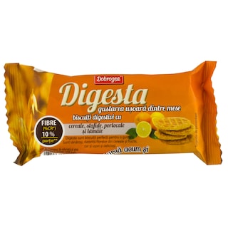 Digesta | Biscuiti cu cereale,stafide,portocale,lamaie 42g