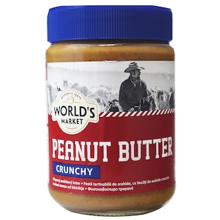 World's Market | Unt de arahide crocant 350g