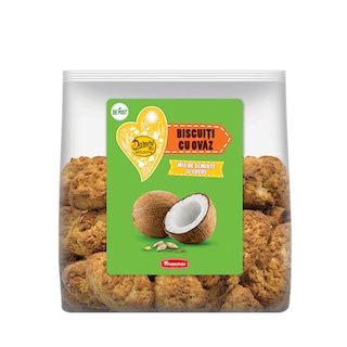 Franzeluta | Daruri din Moldova | Biscuiti cu ovaz, mix de seminte si cocos 300g