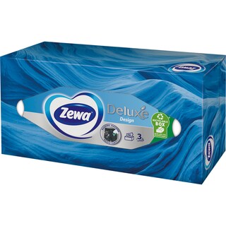 Zewa | Servetele faciale Deluxe Design, 3 straturi, 90 bucati