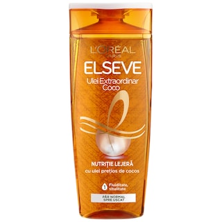 L'Oreal Paris | Elseve | Sampon Ulei Extraordinar cu Ulei pretios de Cocos 400ml