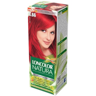 Loncolor | Natura | Vopsea pentru par 8.66 Rosu coral