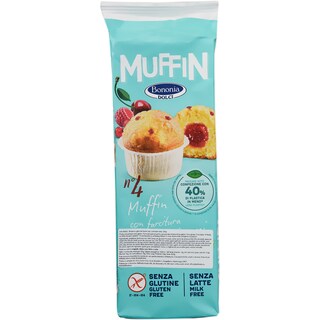 Bononia Dolci | Briose fara lactoza, fara glutez, cu fructe rosii 200g