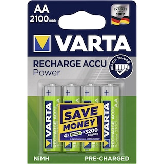 Varta | Acumulatori AA 2100mAh 4 bucati
