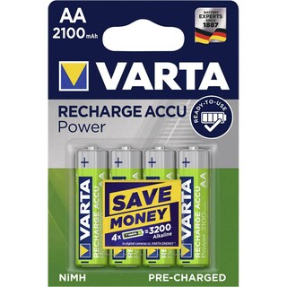 Varta | Acumulatori AA 2100mAh 4 bucati