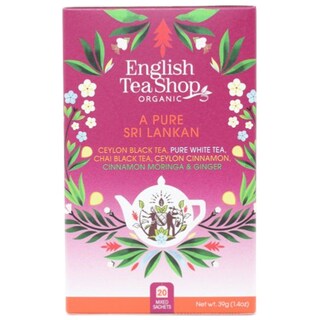 English Tea Shop | Ceai bio A Pure Sri Lankan, 20 plicuri 39g