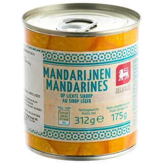 Delhaize | Compot de mandarine 312g