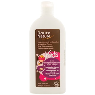 Douce Nature | Kids | Sampon si gel dus cu fructe rosii, fara sulfati 300ml