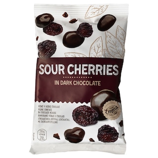 Emma | Visine confiate in ciocolata neagra 150g