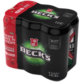 Beck's | Bere blonda superioara 6x0.5L