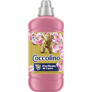 Coccolino | Balsam de rufe Honeysuckle & Sandalwood, 51 spalari, 1.275L