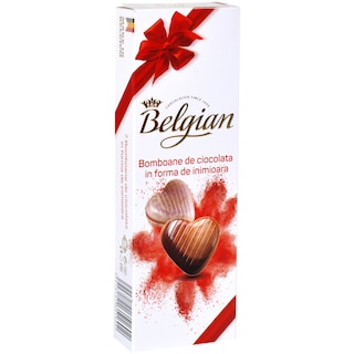 The Belgian | Bomboane de ciocolata in forma de inimioara 65g