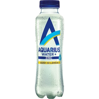 Aquarius | Bautura racoritoare  necarbogazoasa cu gust de lamaie, cu zinc 400ml