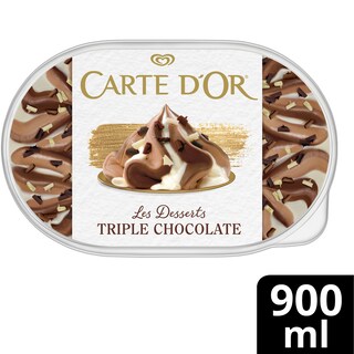 Carte D'Or | Inghetata cu ciocolata tripla 500g
