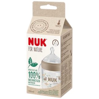 NUK | For Nature | Biberon cu tetina din silicon 150ml