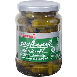 Raureni | Castraveti 3-6 cm, in otet  680g