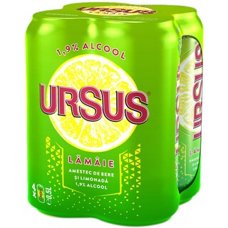 Ursus | Mix de bere si limonada  4x0.5L