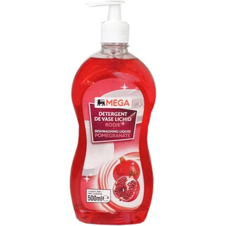 MEGA | Detergent de vase lichid cu parfum de rodie 500ml