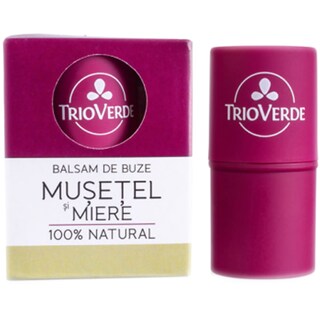 Trio Verde | Balsam de buze cu musetel si miere 4g