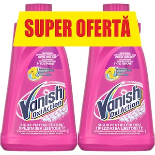 Vanish | Titan | Detergent lichid Pink 1l - 40% reducere la al doilea 2x1l