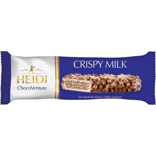 Heidi | Chocoventure | Napolitana glazurata cu ciocolata cu lapte 30g