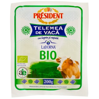 President | Telemea ecologica de vaca 45% grasime 200g