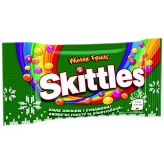 Skittles | Bomboane editie de iarna, cu arome de fructe si scortisoara 38g