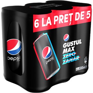 Pepsi Cola | Max | Bautura racoritoare carbogazoasa 6x0.33l