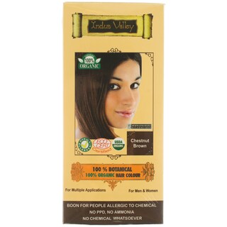 Indus Valley | Vopsea de par ecologica, Chestnut Brown 120g